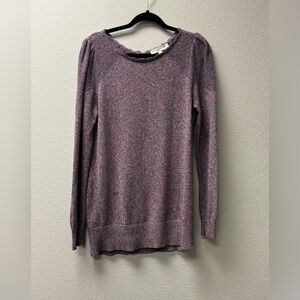 This Women's Loft Sweater is women size Small and 100 percent cotton